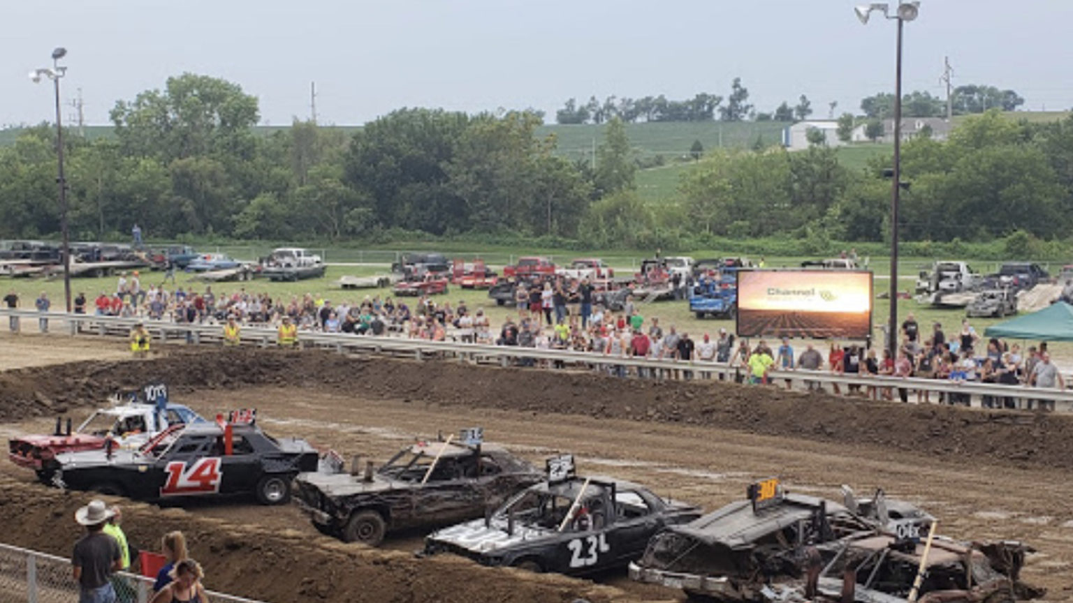 Demo Derby Sarpy County Fair