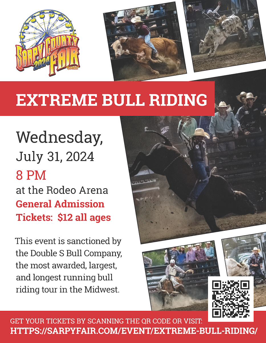 Extreme Bull Riding Sarpy County Fair