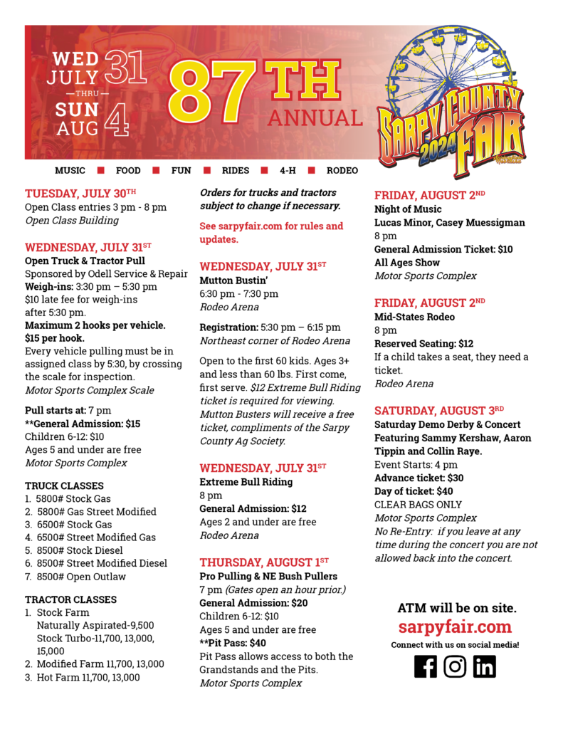 2024 Fair Guide Sarpy County Fair